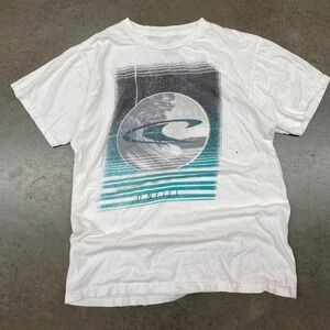 O'Neill Men's White Graphic T-Shirt Size S Surfing Y2K Tee
